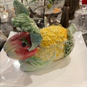 Vietri Majolica Rabbit Tureen